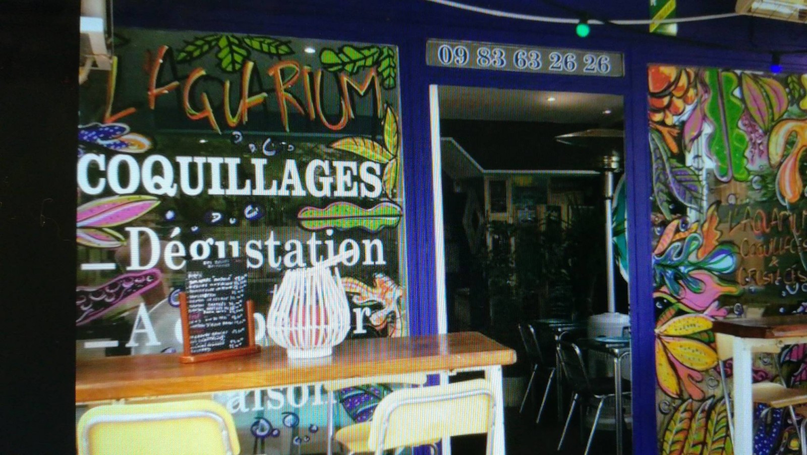 où manger des bons coquillages Saint-Cyr-sur-Mer l'aquarium coquillages et crustacés