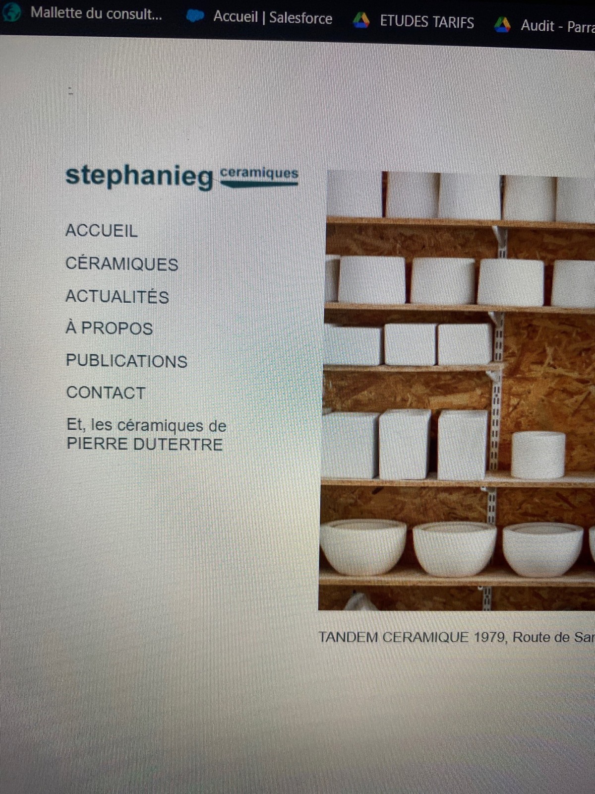 Acheter des poteries modernes et uniques faites main  Sanary sur mer Gamby Stéphanie 