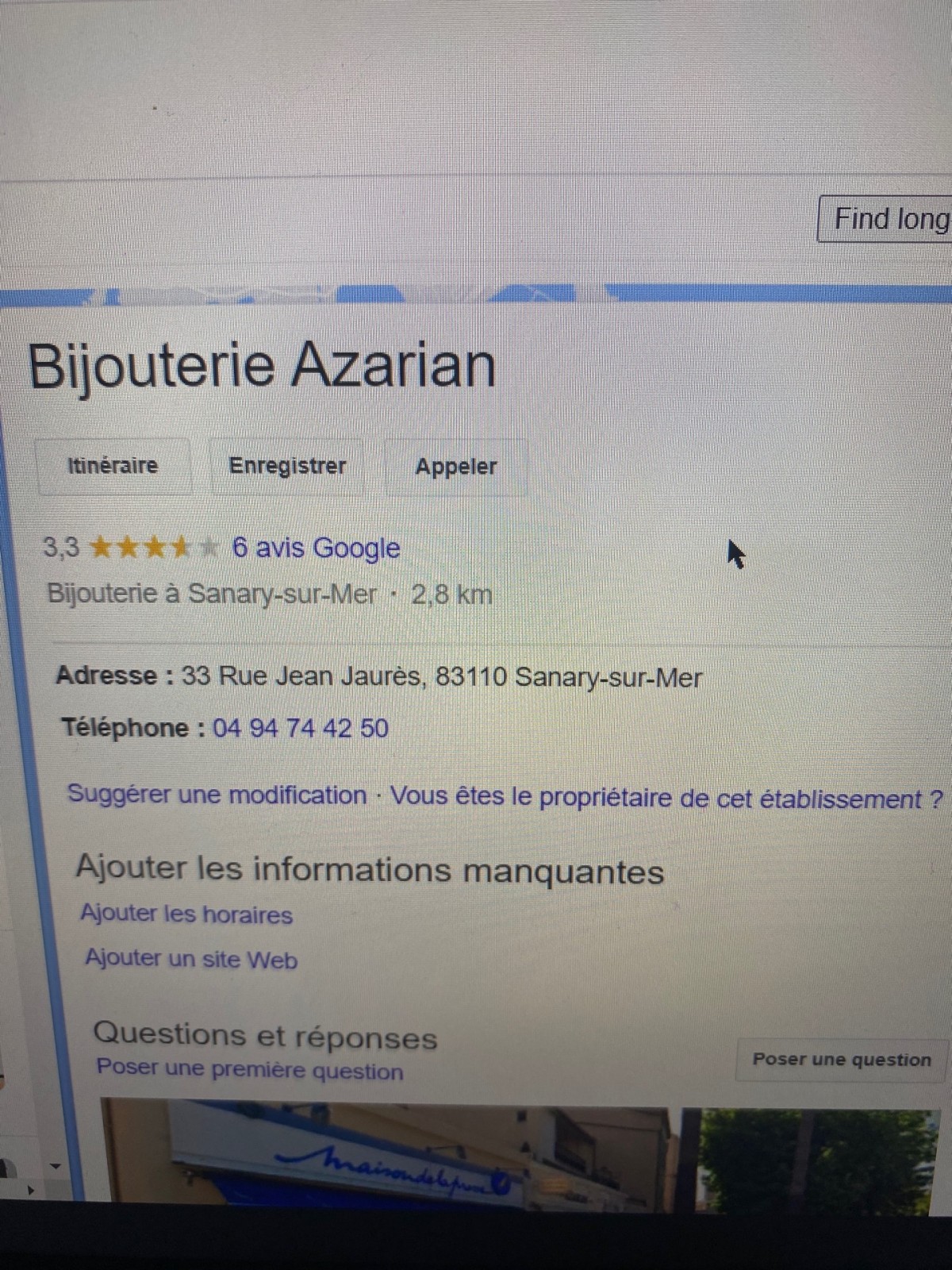 Trouver un bijoutier pour offrir une montée pour noel Sanary sur mer Bijouterie Azarian