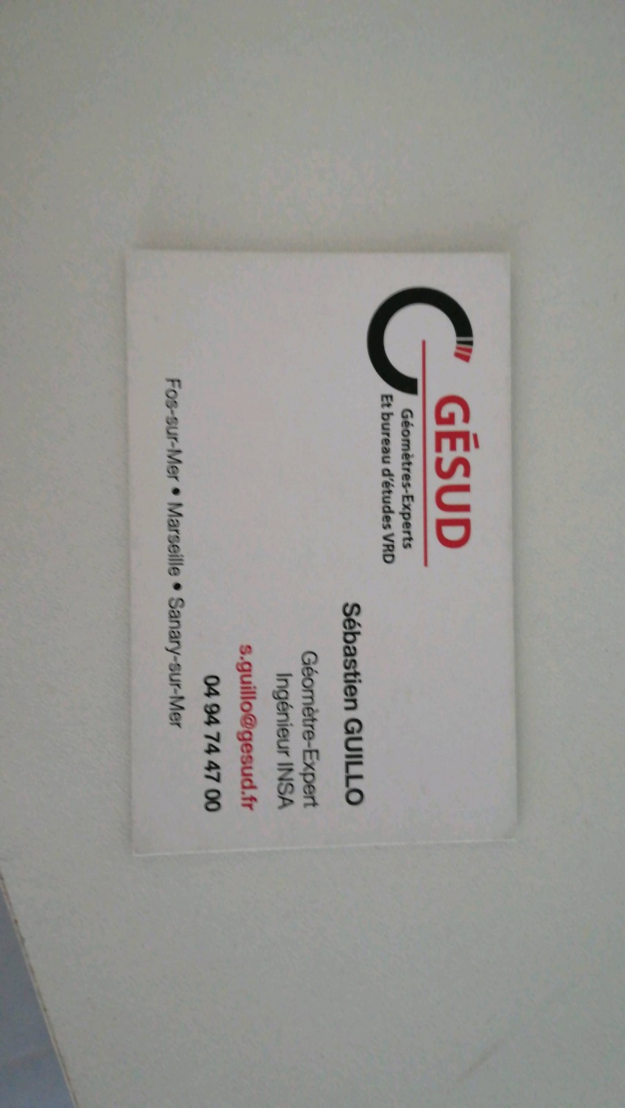 Géomètre expert Sanary-sur-Mer Gesud