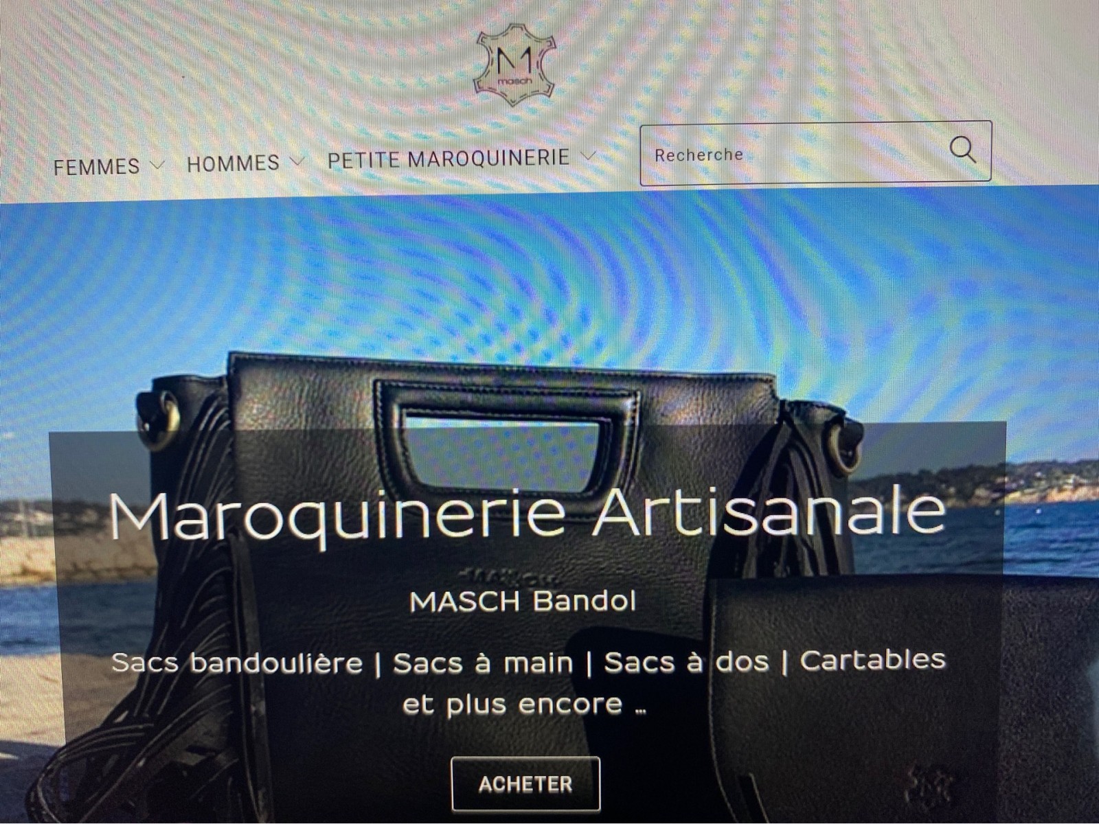 Trouver une boutique de sac à main artisanaux pour femme à offrir Bandol Masch