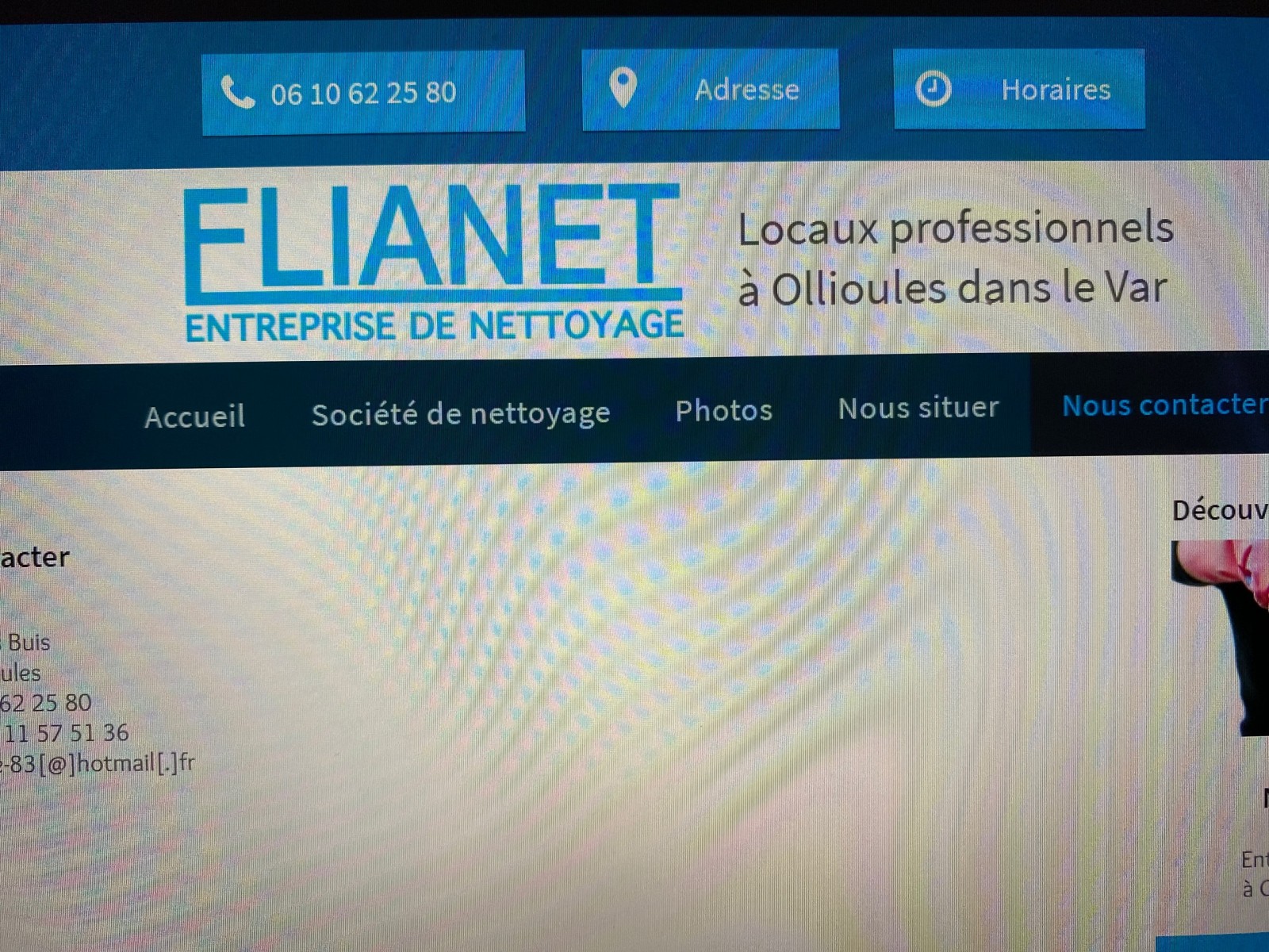 Trouver une société de nettoyage pour les locaux en tout genre Ollioules Elianet