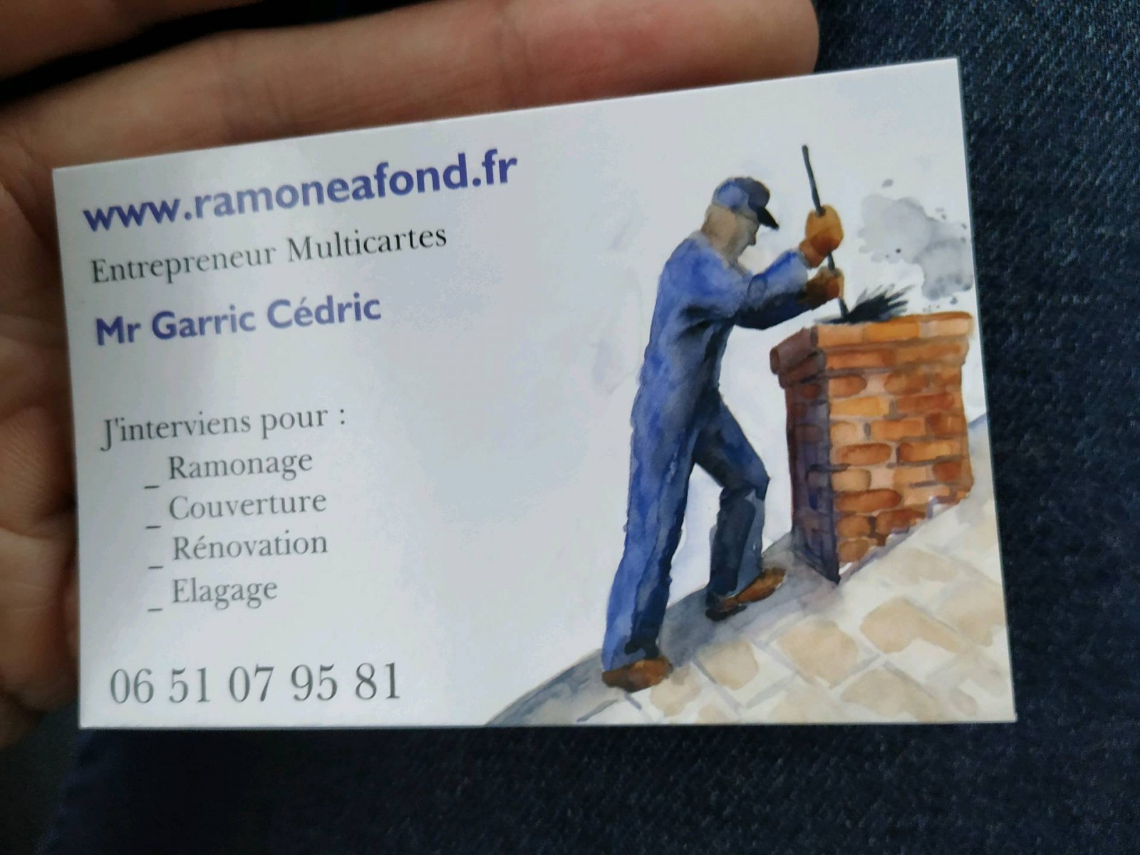 Ramoneur professionnel pour entretien de cheminée Toulouse Ramone à fond