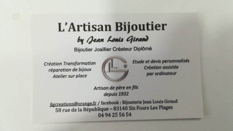 où trouver un artisan joaillier pour création de bijoux personnalisés à Six-Fours-les-Plages
