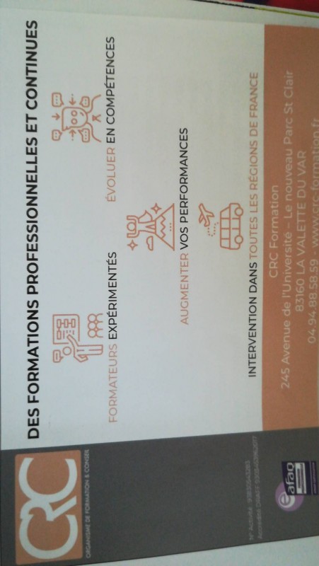 où trouver un centre de formation pour les managers à la garde var 83