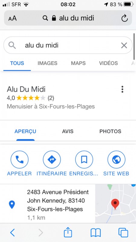 Vous voulez remplacer la porte de votre garage parce qu’elle a été enfoncée par votre voiture  83140 six fours les plages Alu du midi