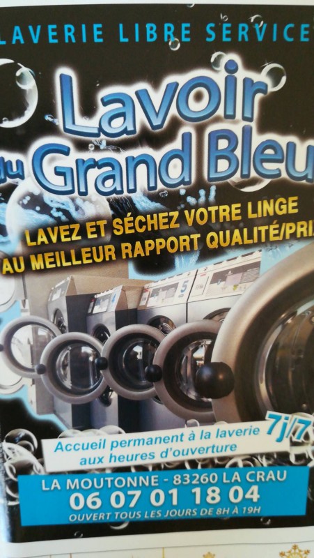 où trouver un lavomatique en libre-service à la Crau