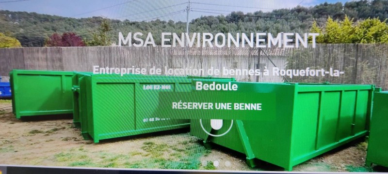 Location de bennes à gravats pour particulier pas cher sur le secteur de Gardanne