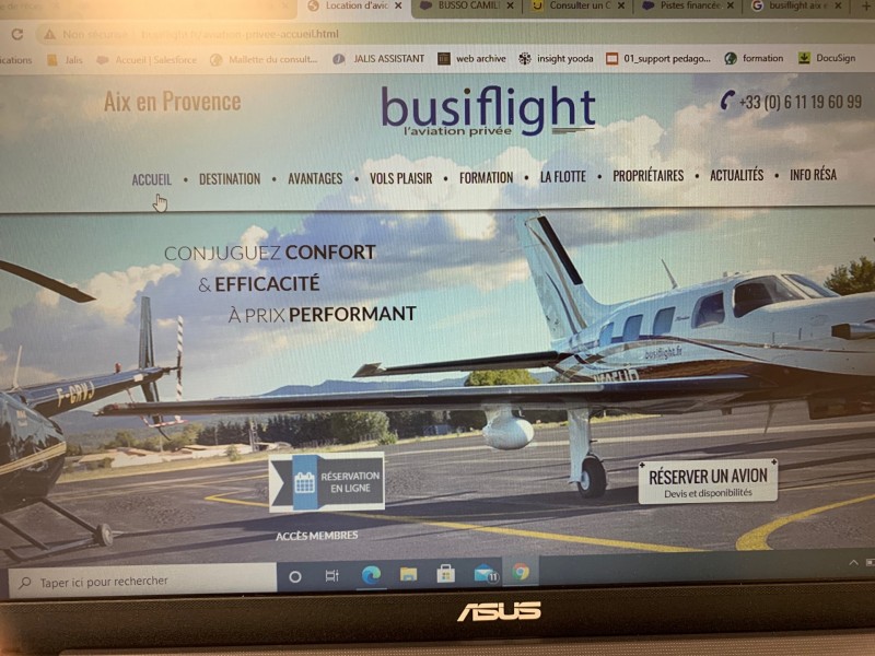 Busiflight Aix-en-Provence vous propose de la location d’avions privés et de la formation pilote hélicoptère
