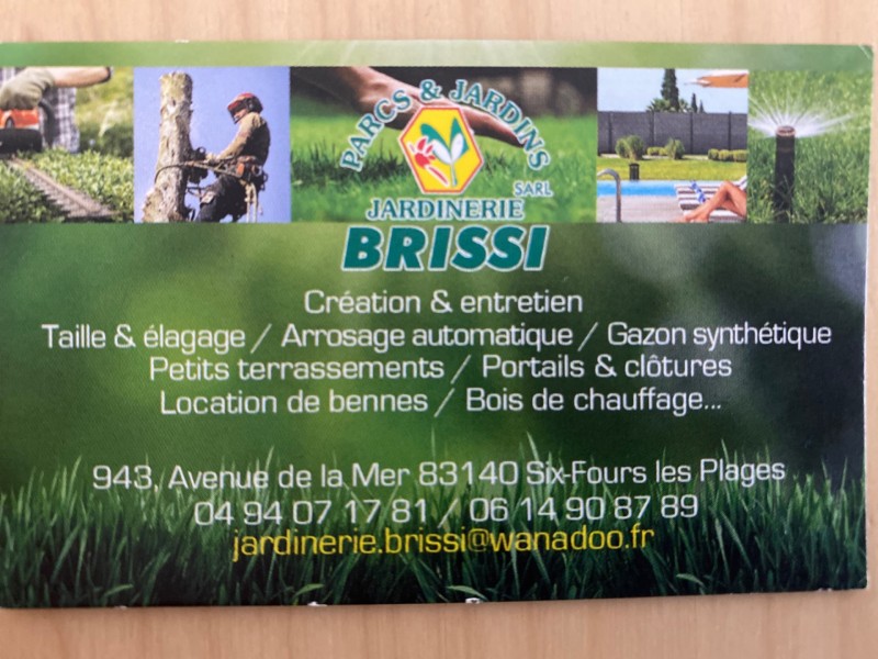 Où trouver un paysagiste pour aménager mon jardin et entretenir mon extérieur et mes plantations Six fours les plages  Jardinerie BRISSSI