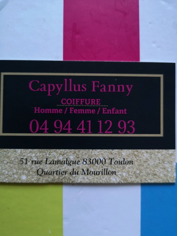 Où trouver un salon de coiffure spécialisé dans le choix de coloration à proximité du Mourillon ? Toulon Capyllus Fanny