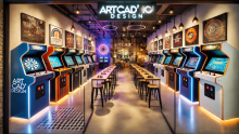 Vente et Location de borne arcade à Nice large gamme de bornes arcade, des classiques rétro aux modèles modernes Artcad'Design