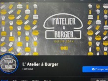 Trouver des burgers faits maison à commander et aller chercher Six fours les plages  L’atelier à burger