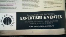 Vente aux enchères Ollioules La maison des enchères